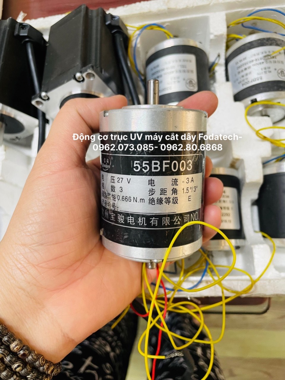 Động Cơ Bước 55BF003 dùng cho máy cắt dây
