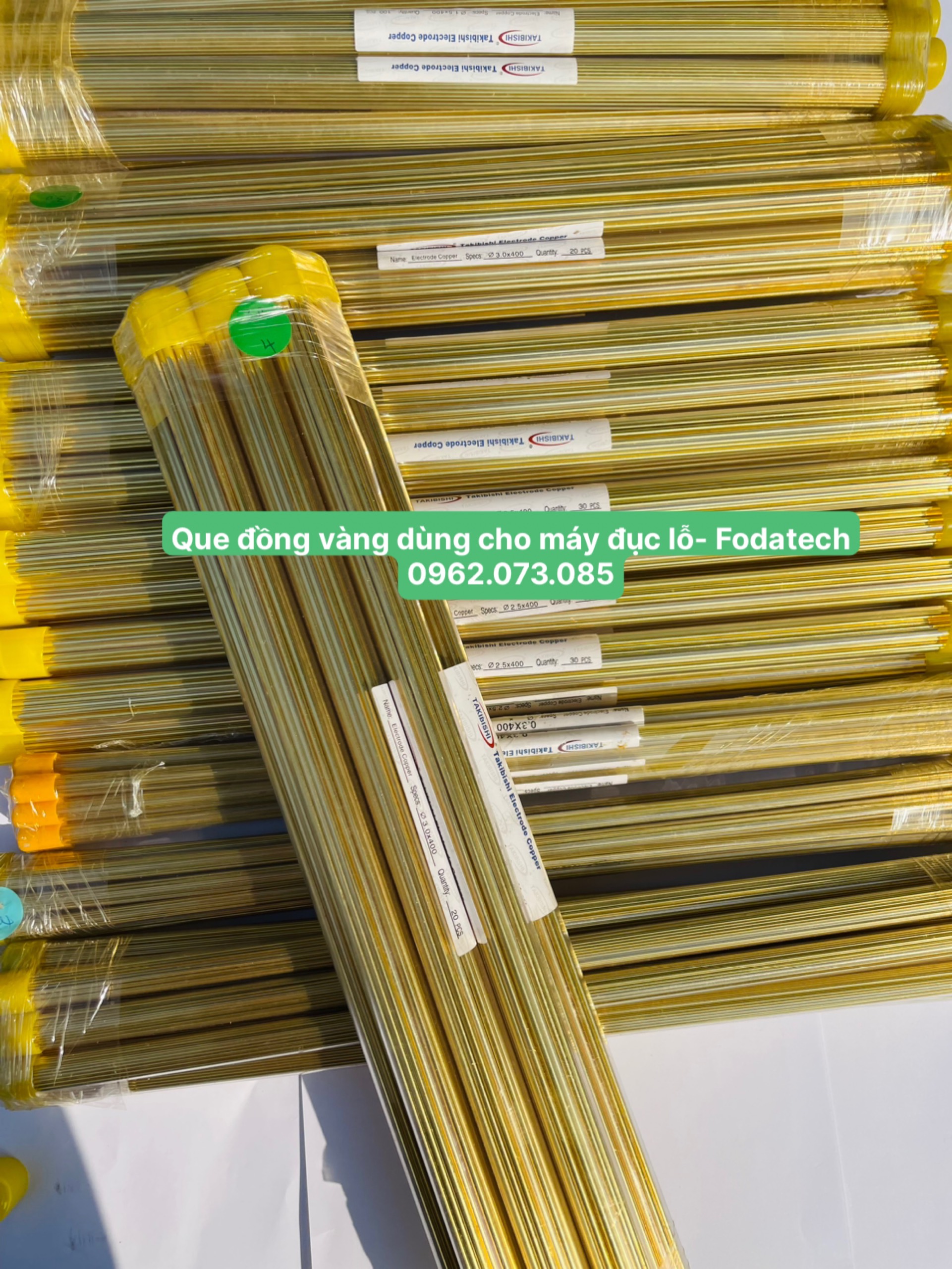 Que đồng điện cực dùng cho máy đục lỗ